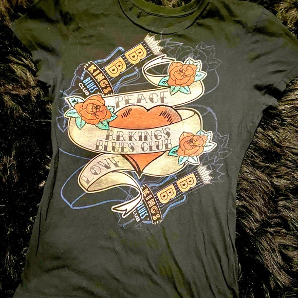 BB Kings Blues Club Burn Out Tee